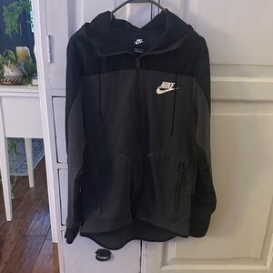 Nike Black and Dark Gray Hoodie